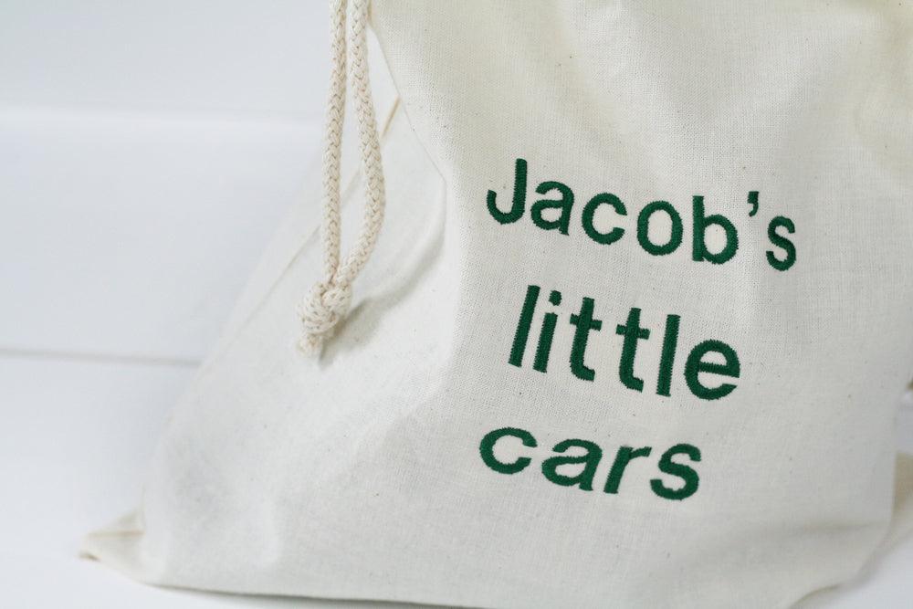 Personalised 'Little Cars' Travel Sack - HIDE & SEEK TEXTILES