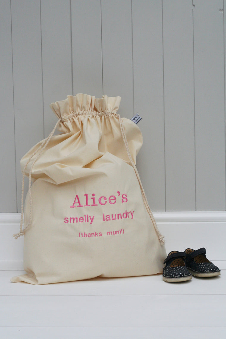 Personalised Children's Laundry Sack - HIDE & SEEK TEXTILES