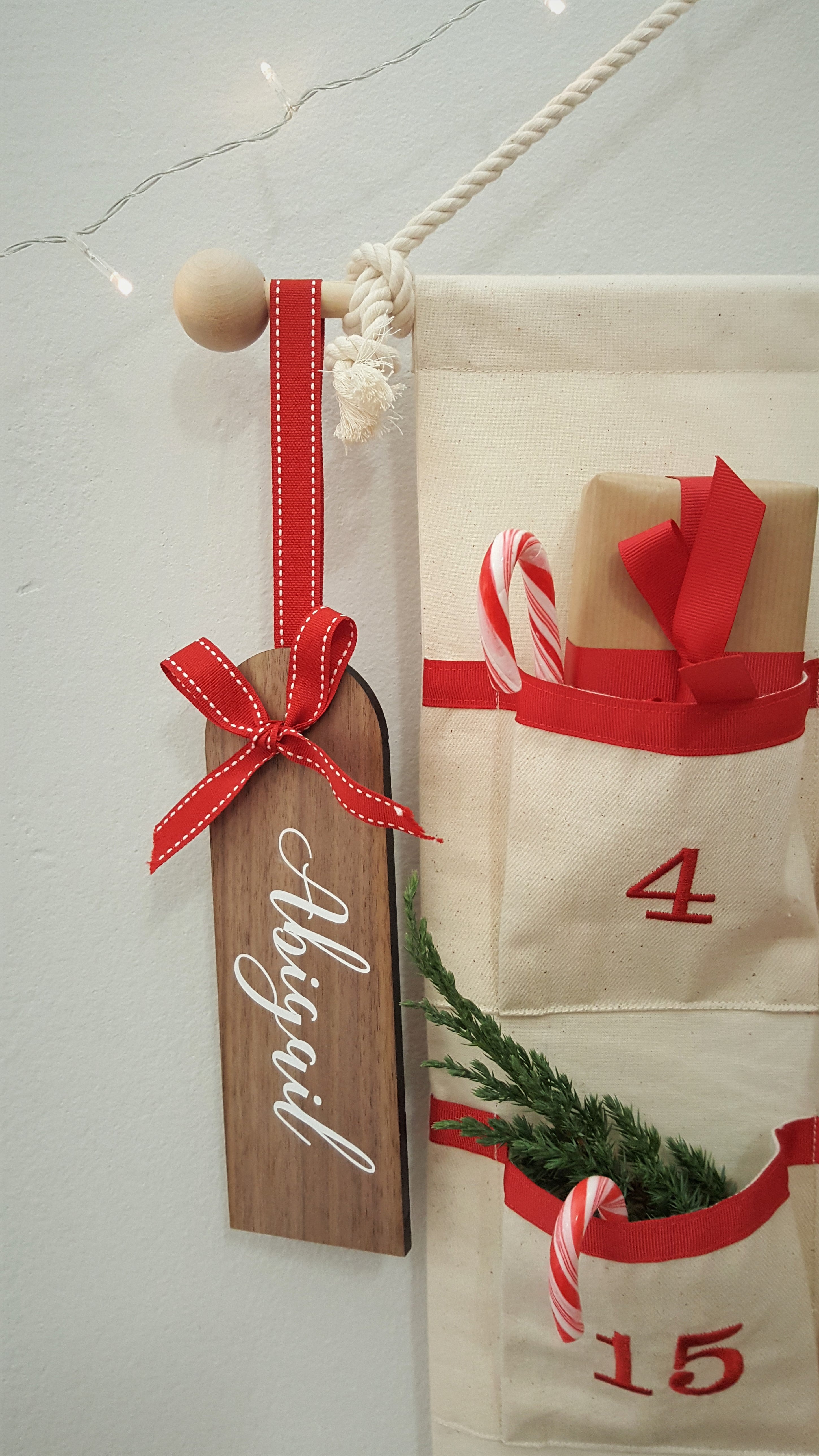 Personalised Fabric Advent Calendar Fabric Christmas Calendar HIDE Personalised fabric advent calendar fabric christmas calendar hide