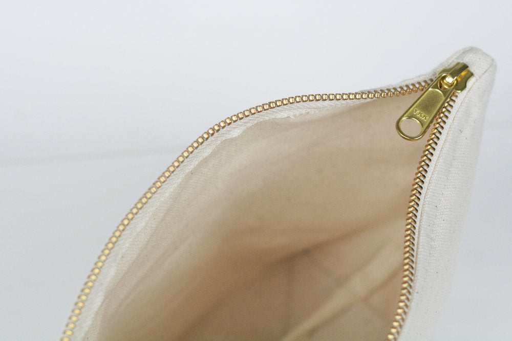 Personalised 'Keeping … Beautiful' Zip Make Up Bag - HIDE & SEEK TEXTILES